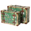 Vintiquewise Vintage Style European Luggage Suitcase, PK 2 QI003086.2